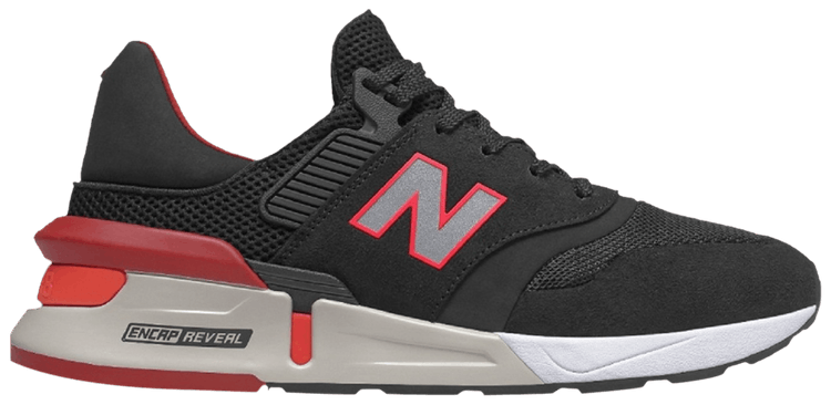 new balance 997 sport black red