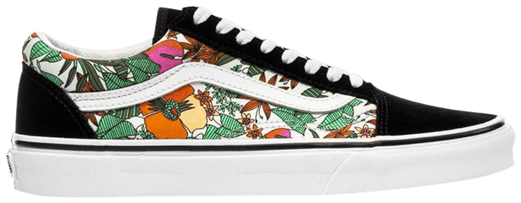 multi tropic old skool vans