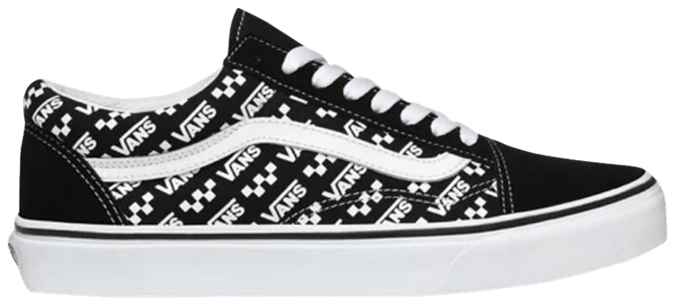 logo repeat old skool shoes