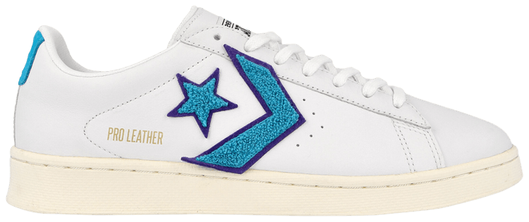 converse pro leather low white