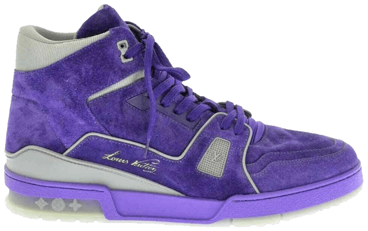 purple louis vuitton shoes