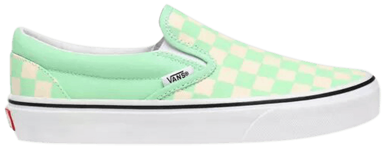 green ash checkerboard vans
