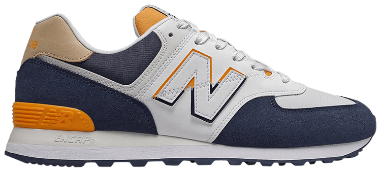 new balance 574 grey with chromatic yellow