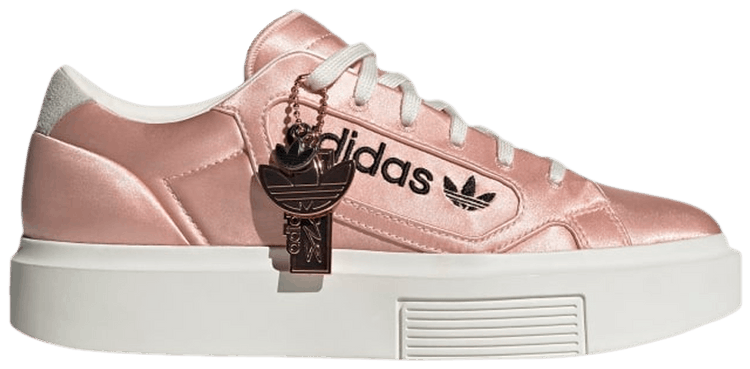 adidas sleek super white pink