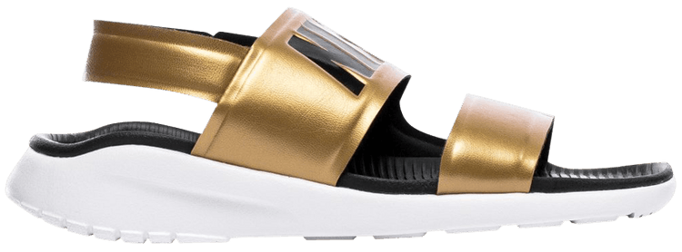 nike tanjun sandals gold