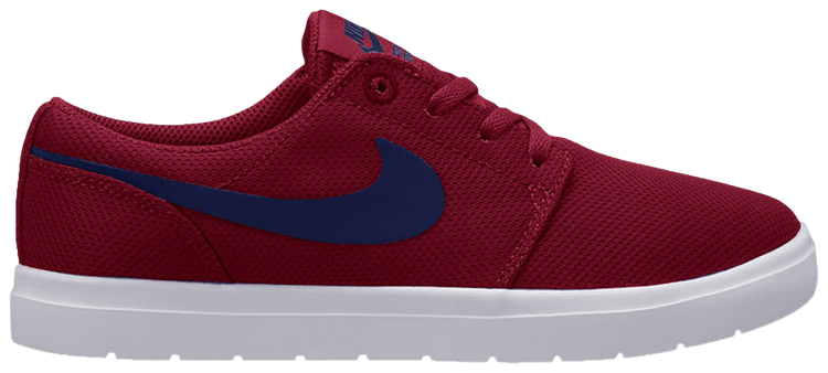 nike sb portmore ii ultralight red
