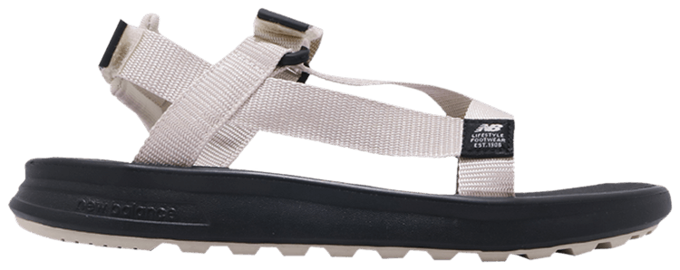 new balance sandals black