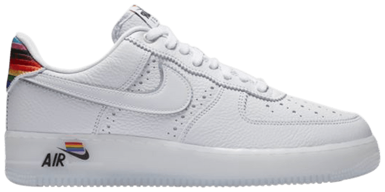 air force 1 low transparent white grey