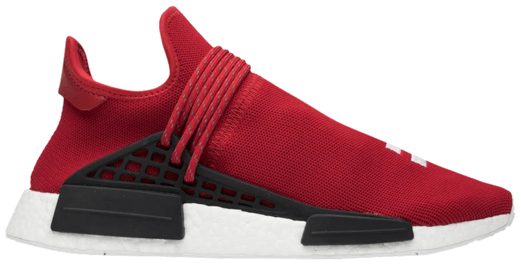 human race sneakers red