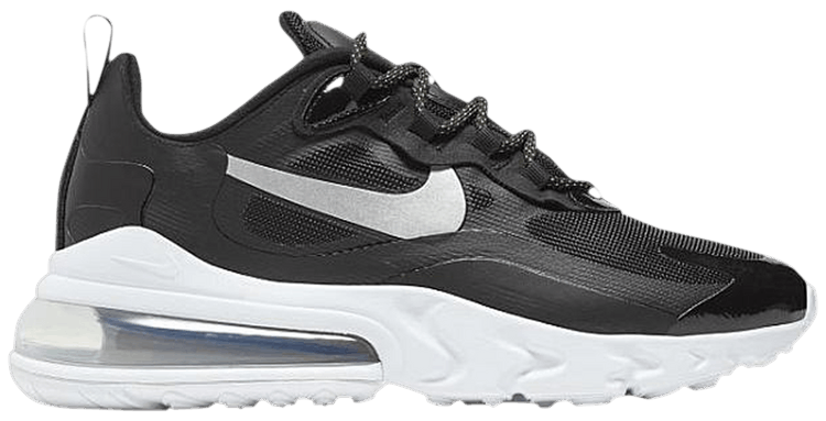 Wmns Air Max 270 React Black Metallic Silver Nike Ct3426 001 Goat Wmns Air Max 270 React Black Metallic Silver Nike Ct3426 001 Goat