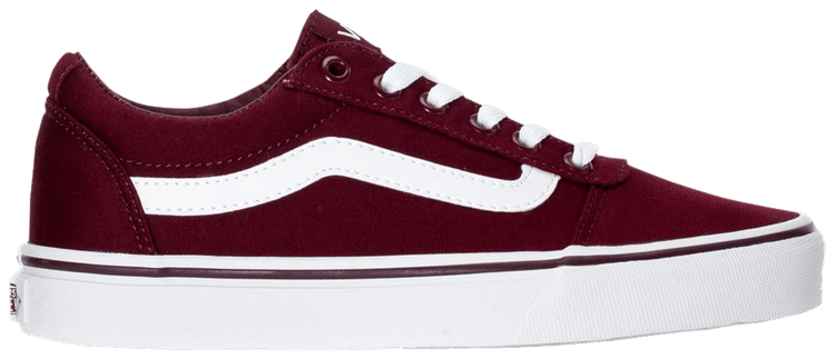 vans ward burgundy
