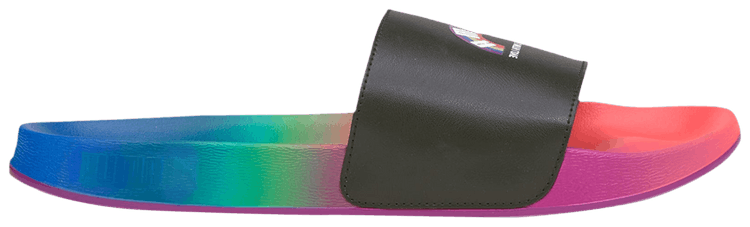 neon green fenty slides