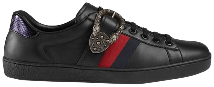 gucci ace sneaker with dionysus buckle