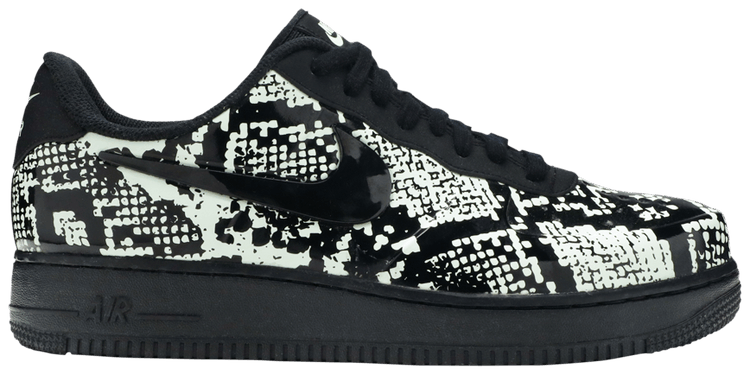 air force 1 foamposite snakeskin