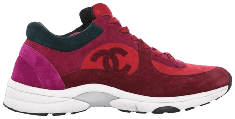 chanel red sneakers