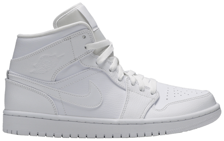 jordan 1 mid all white