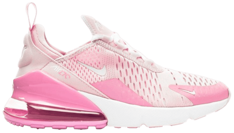 nike 270 pink and white