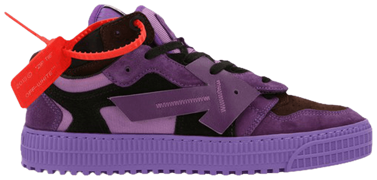 off white sneakers purple