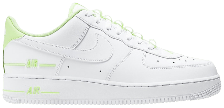 nike air force 1 low double air low white barely volt