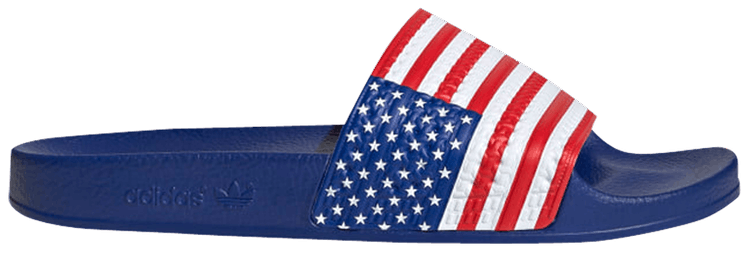 adidas american flag slides