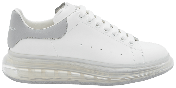 alexander mcqueen iridescent transparent oversized sneakers