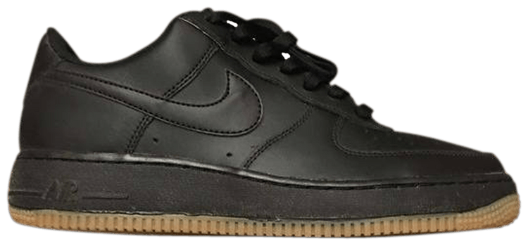 nike air force black gum