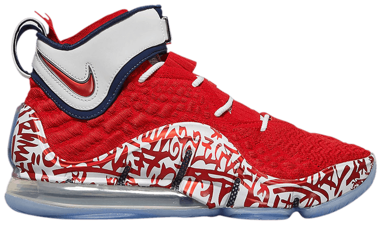 Lebron 17 Lebron 4 Red Graffiti Nike Ct6047 600 Goat