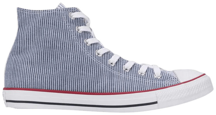 pinstripe converse high tops