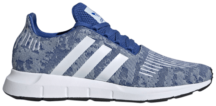 adidas swift run blue and white