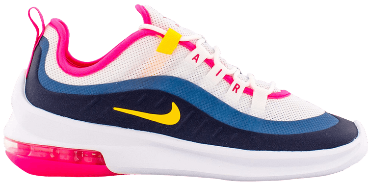 nike air max axis white and pink