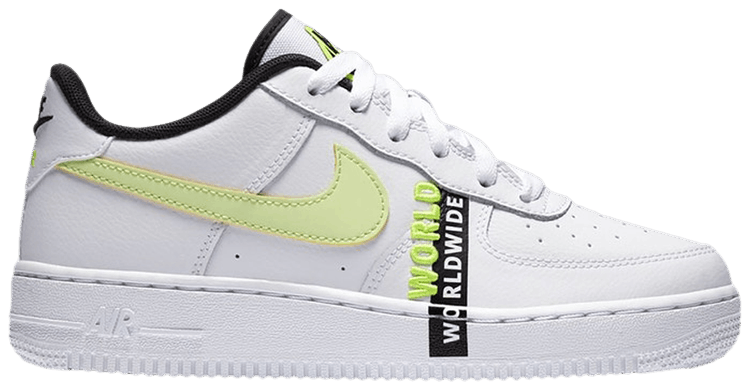 nike air force 1 low worldwide white barely volt