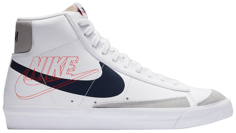 Blazer Mid '77 Vintage 'Reverse Logo' - Nike - DA4651 100 | GOAT