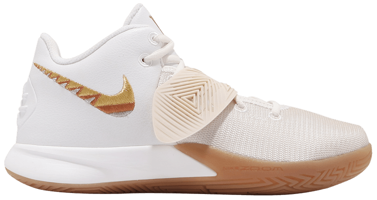 kyrie flytrap white and gold