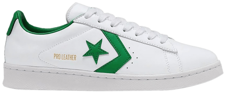 converse leather green