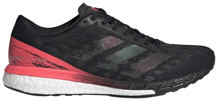 Wmns Adizero Boston 9 'Black Signal Pink' - adidas - EG4656 | GOAT