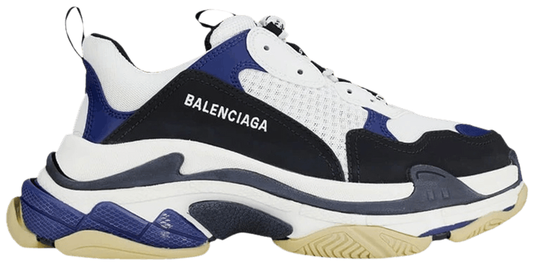 balenciaga triple s navy