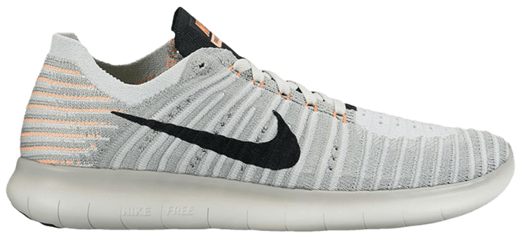 nike free rn flyknit wolf grey