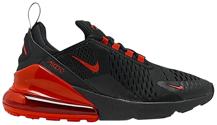 air max 270 black and red
