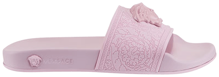 versace palazzo slides pink