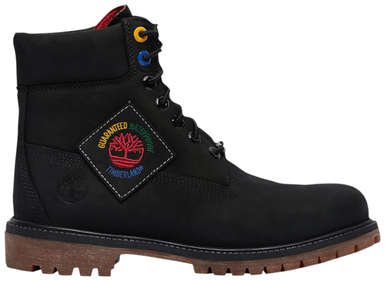 mens timberland 6 classic patchwork boot black