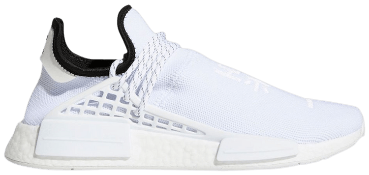 adidas human race all white