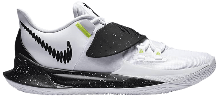 kyrie 3 white and black