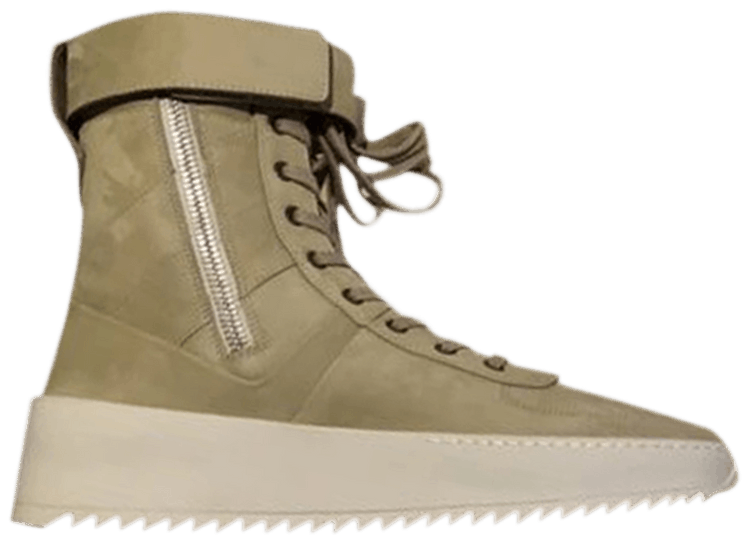 fear of god military sneaker green