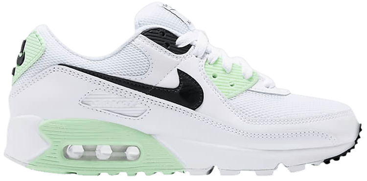 white and green air max