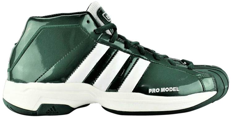 adidas pro model white green