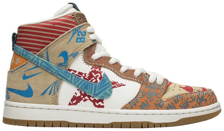 Thomas Campbell X Sb Dunk High What The Nike 9121 381 Goat