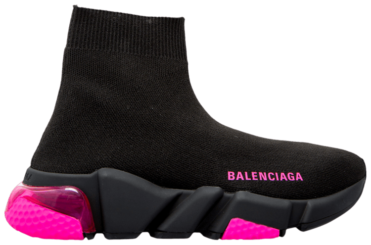 Balenciaga Wmns Speed Trainer 'Clear Sole - Black Pink' - Balenciaga - 607543 W05GJ 1051 | GOAT