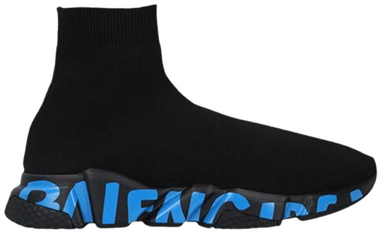Balenciaga Speed Sneaker 'Midsole Graffiti - Black Blue' - Balenciaga ...