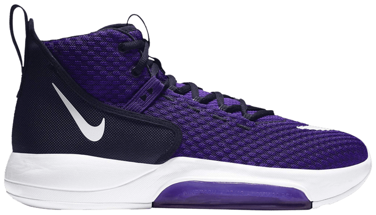 nike zoom rize basketball shoes purple
