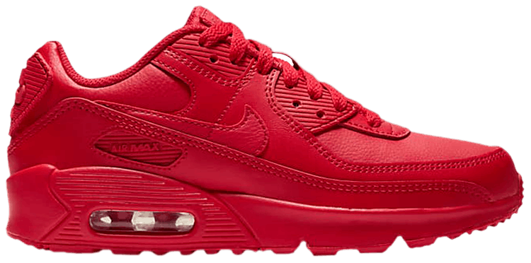 Air Max 90 Leather GS 'University Red' - Nike - DC2002 600 | GOAT